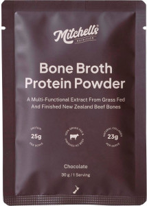 Mitchells Nutrition Bone Broth Protein Powder Chocolate 10x30g