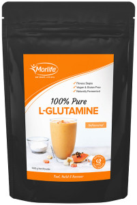 MORLIFE 100% Pure L-Glutamine Unflavoured 500g