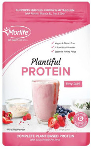 Morlife Plantiful Protein Berry Swirl 440g
