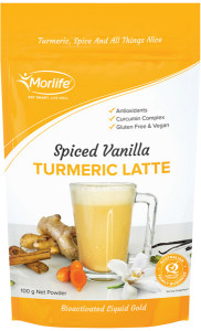 MORLIFE Spiced Vanilla Turmeric Latte 100g