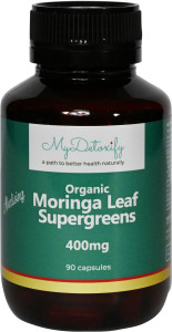 My Detoxify Moringa Leaf Supergreens Organic 90caps