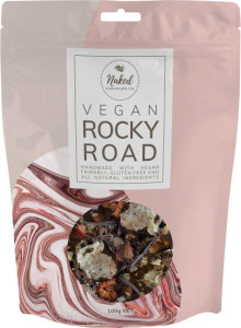 Naked Chocolate Co Vegan Rocky Road Dark Chocolate 100g