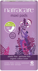 Natracare Maxi Pads Regular 14pk