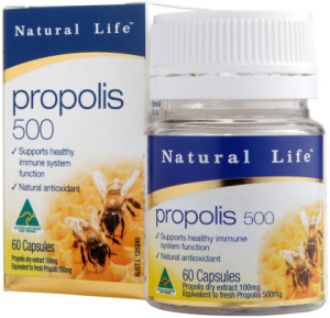 Natural Life Propolis 500mg Capsules 60 Caps