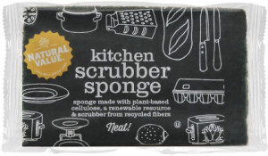 Natural Value Kitchen Scrubber Sponge