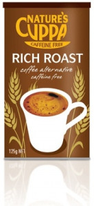 Natures Cuppa Caffeine Free Rich Roast Coffee Alternative 125g