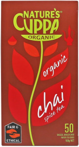 Natures Cuppa Organic Chai Spice 50 Tea Bags