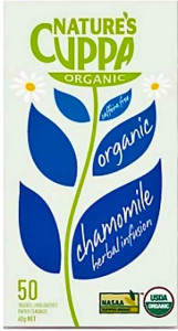 Natures Cuppa Organic Chamomile with Peach 50 Tea Bags