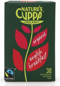Natures Cuppa Organic English Breakfast 25 Tea Bags