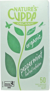 Natures Cuppa Organic Peppermint 50 Tea Bags