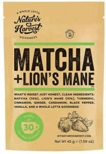 Natures Harvest Matcha Plus Lions Mane 45g