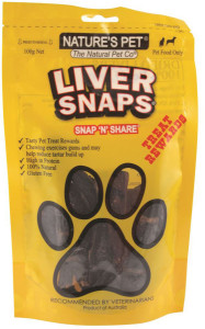 NATURE'S PET Liver Snaps 100g