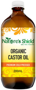 NATURE'S SHIELD Organic Castor Oil 200ml