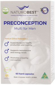 NATUROBEST Preconception Multi for Men 60c