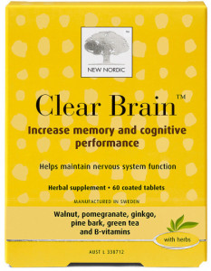 New Nordic Clear Brain 60Tabs