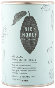 Nib & Noble Organic 40% Cacao Drinking Chocolate  200g