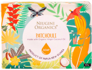 Niugini Organics Virgin Coconut Oil Soap Patchouli 100g