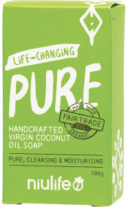 Niulife Coconut Oil Soap Pure 100g