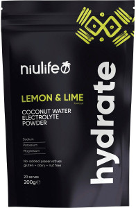 Niulife Hydrate Electrolyte Powder Lemon & Lime 200g