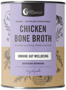 Nutra Organics Chicken Bone Broth Adaptogenic Mushrooms 125g