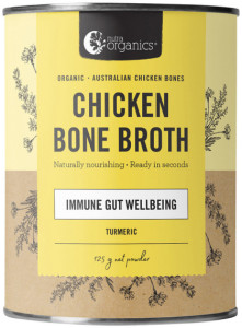 Nutra Organics Chicken Bone Broth Turmeric 125g