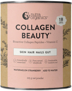 Nutra Organics Collagen Beauty Watermelon Strawberry 225g