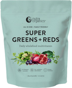 Nutra Organics Super Greens + Reds 1kg