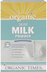 Organic Times Milk Powder Skim 300g