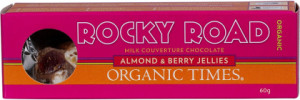 Organic Times Rocky Road Milk Chocolate 60g