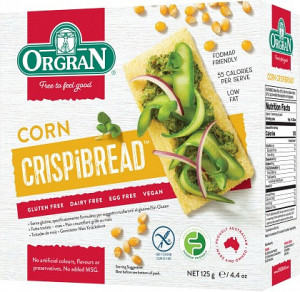 Orgran Corn Crispibread 125g