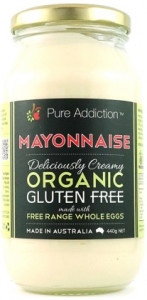 Ozganics Pure Addiction Organic Mayonnaise Gluten Free 440g
