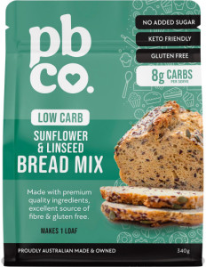 PBco Sunflower & Linseed Bread Mix Low Carb 340g