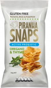 Piranha Snaps Probiotics Oregano & Thyme  12x50g