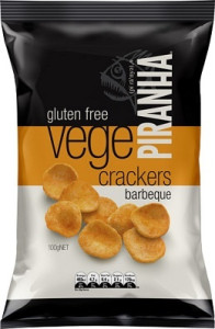 Piranha Vege Crackers BBQ  100g x 12
