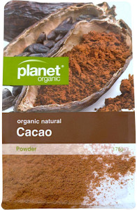 Planet Organic Cacao Powder 175g