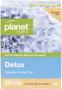 Planet Organic Detox Herbal Tea Bags 25pk