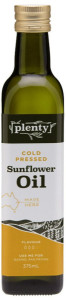 Plenty Cold Pressed Sunflower Oil 375ml