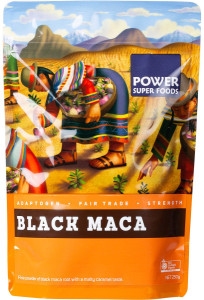 Power Super Foods Black Maca Powder Certified Organic 250g