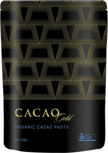 Power Super Foods Cacao Gold Paste Chunks Ceremonial Grade Cert Organic  225g