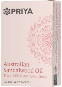 Priya Australian Sandalwood Oil Soap 100g