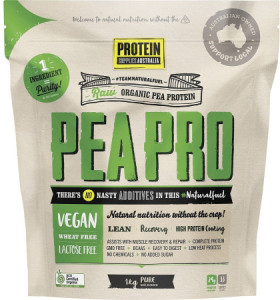 Protein Supplies Australia Pea Protein Isolate Unflavoured  1kg