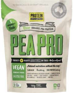 Protein Supplies Australia Pea Protein Isolate Unflavoured 500g