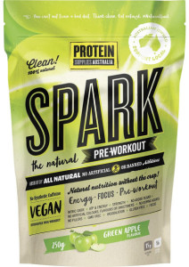 Protein Supplies Australia Spark All Natural Pre-workout Green Apple 250g