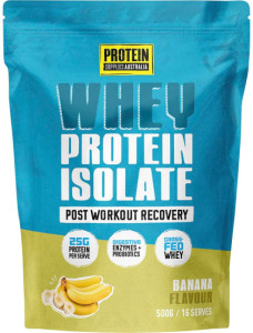 Protein Supplies Australia WPI Whey Protein Isolate Banana 500g