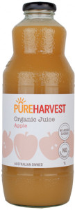 Pure Harvest Organic Apple Juice 1L x 6 (1 box)