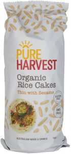 Pure Harvest Organic Sesame Rice Cakes 150g