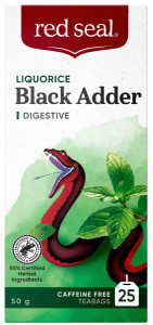 Red Seal Black Adder Liquorice Tea 25 Tea Bags