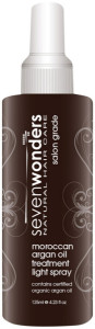 SEVEN WONDERS NATURAL HAIR CARE Moroccan Argan Oil Treatment Light Spray 125ml
