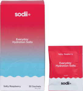 Sodii Everyday Hydration Salts Salty Raspberry 30pk