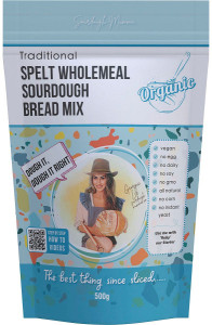 Sourdough Mumma Spelt Wholemeal Sourdough Bread Mix Traditional 500g